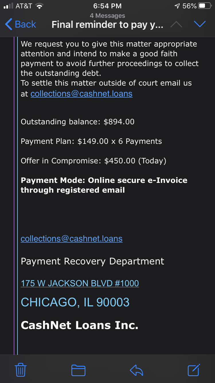 CashNet Loan Inc